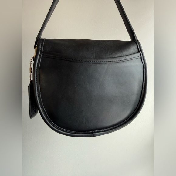 ✨ Vintage Coach Watson Bag – Style 9981 – USA Made – Black Leather Crossbody - Picture 5 of 13